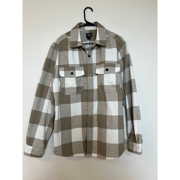 Other - H&M Long Sleeve Plaid Flannel Size L Casual Outdoor Men's Wear